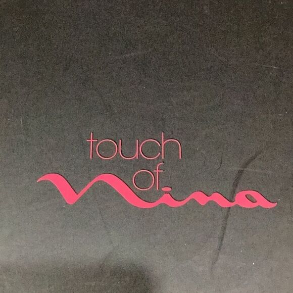 Touch of Nina Vionna Metallic Gold Sparkle Party Sandal Heels 8.5 - Picture 12 of 15